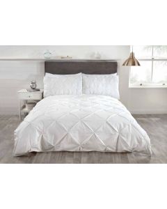 Pintuck Balmoral Cream Duvet Cover Set
