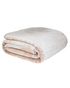 Plain Rashcel Throw - Latte