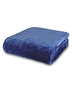 Plain Rashcel Throw - Navy