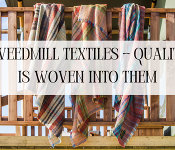 tweedmill textiles based in wales with their wool throws
